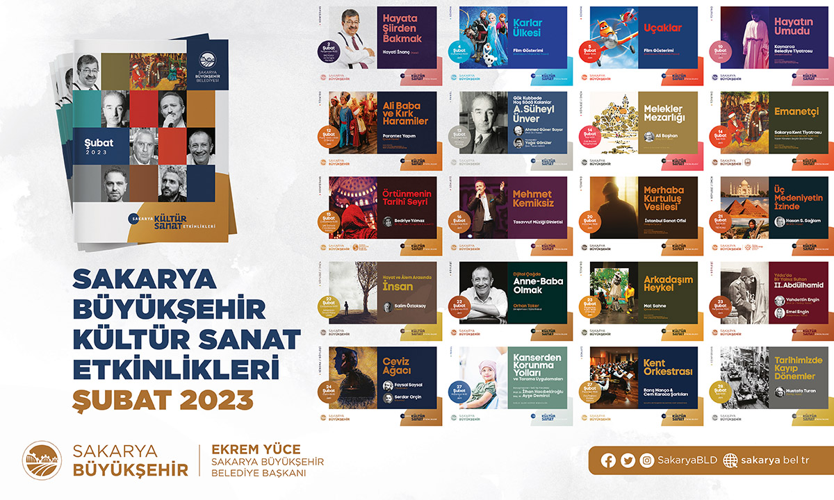 Büyükşehir Şubat kültür sanat  etkinlikleri başlıyor
