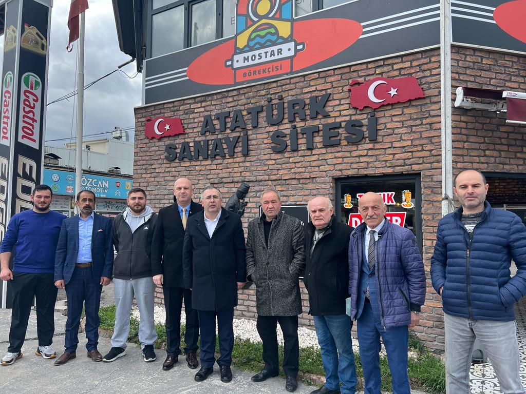 İYİ Partili Serdip Dokumacı Atatürk Sanayi Sitesinde