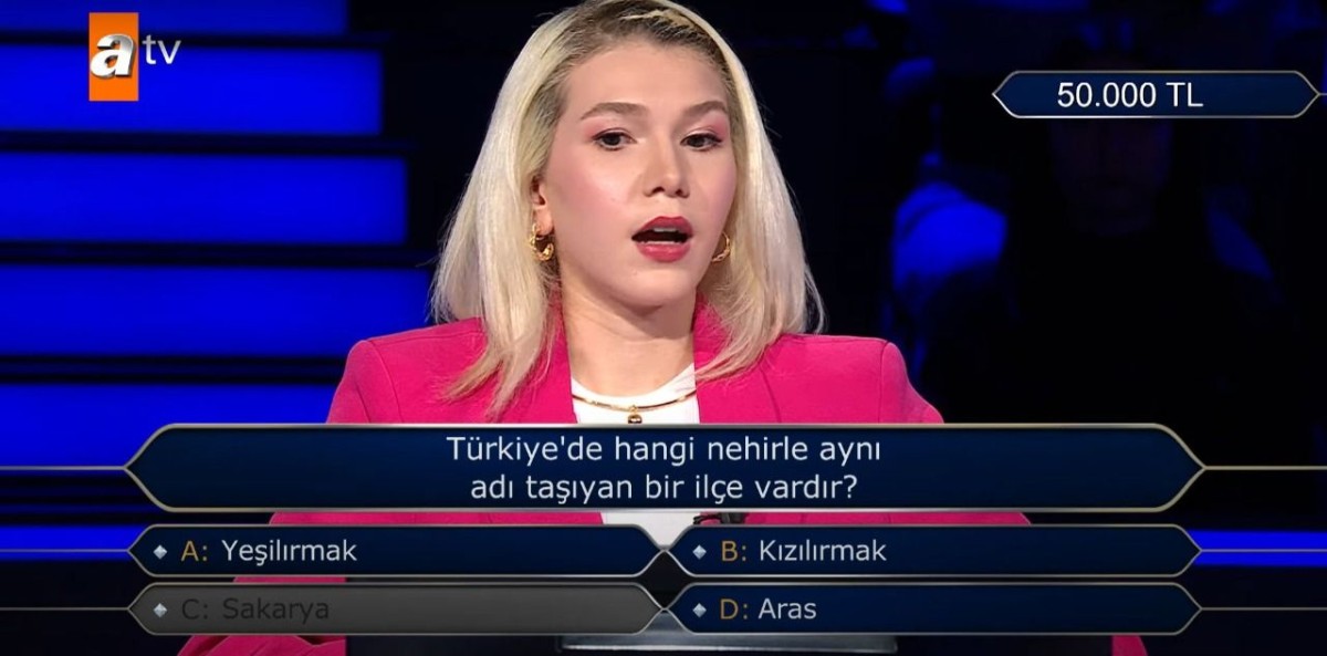 Milyonerde Sakarya sorusu 