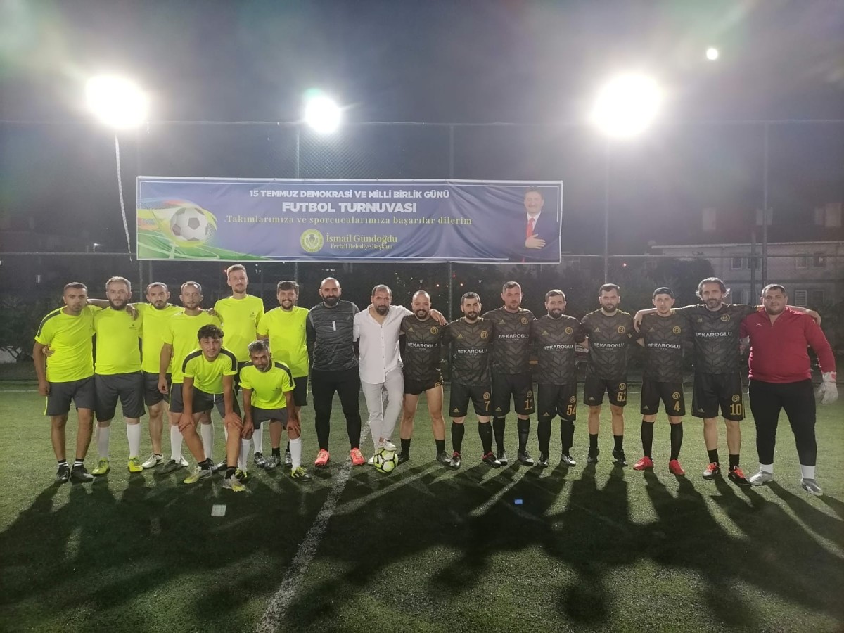 15 TEMMUZ DEMOKRASİ VE MİLLİ BİRLİK GÜNÜ ANISINA FUTBOL TURNUVASI BAŞLADI