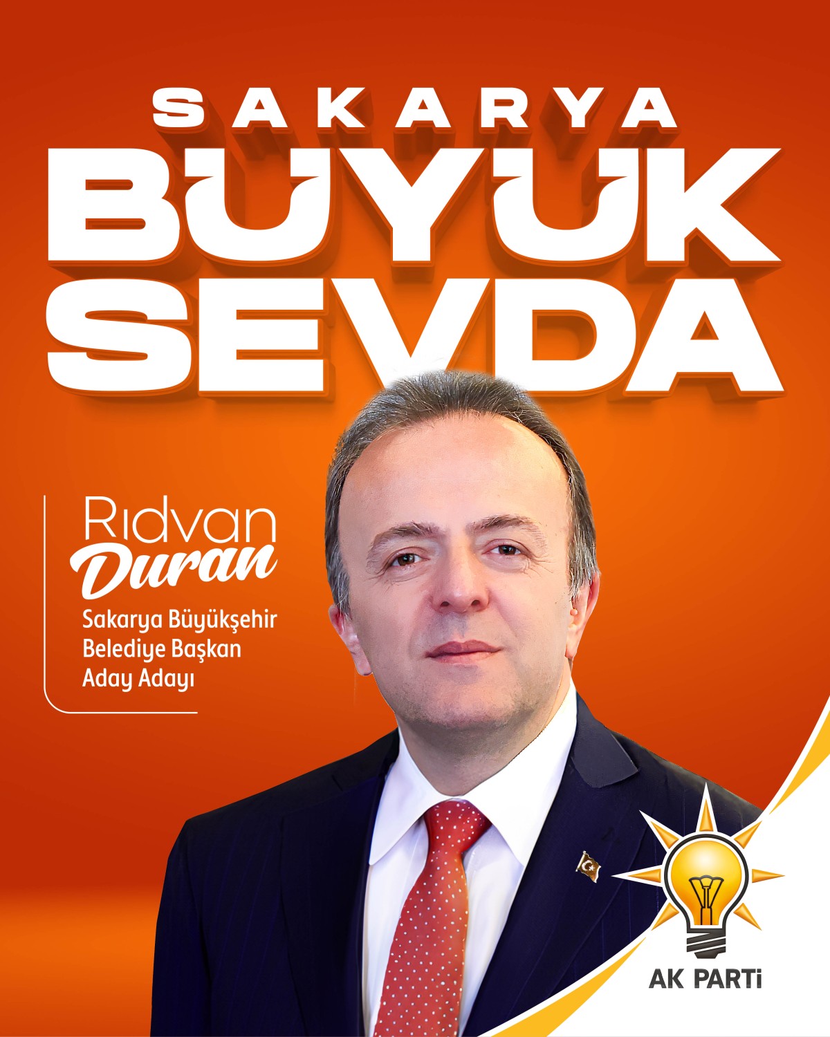 Büyükşehir Belediye Başkan Aday Adayı Rıdvan Duran