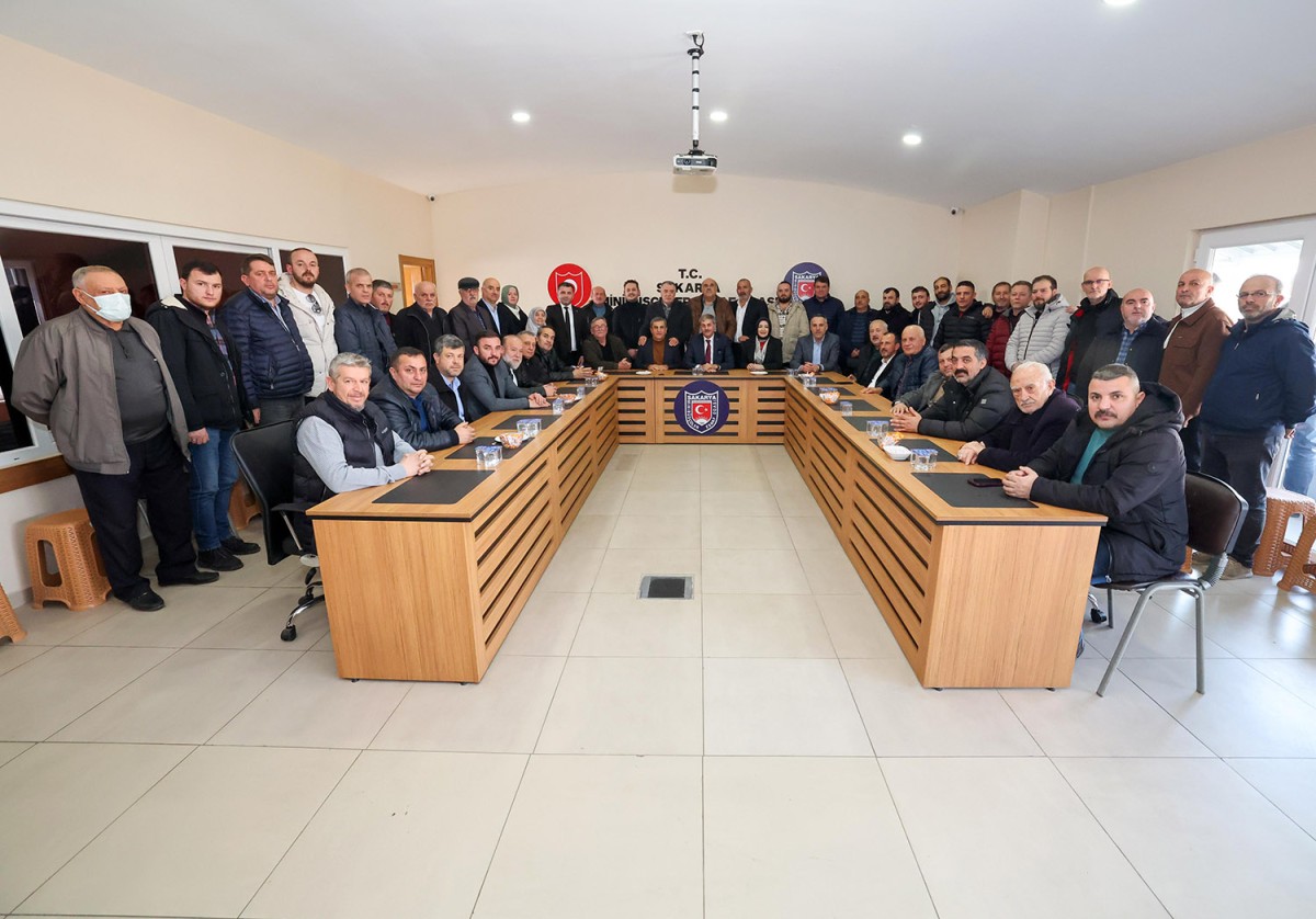Yusuf Alemdar Minibüsçüler Esnaf Odası’nda konuştu;