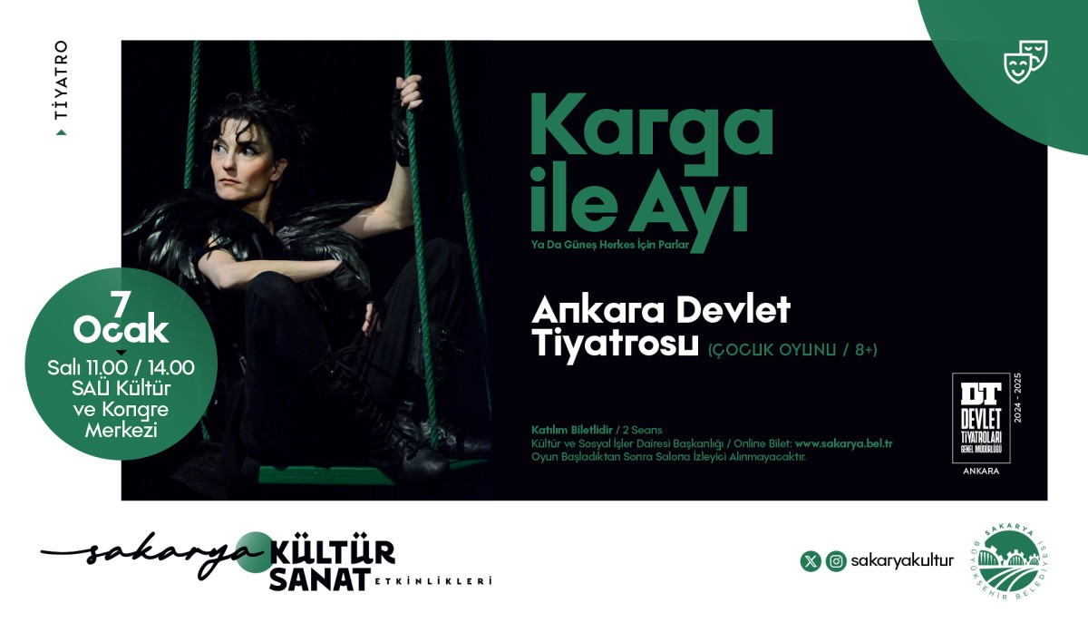 Sakarya kültür sanatta 2025’e dolu dizgin başlıyor: Tiyatro, panel, dinleti…