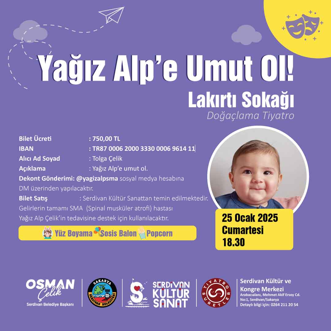 SMA Hastası Yağız İçin Serdivan'da Anlamlı Etkinlik