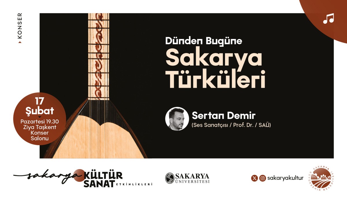 Sakarya’nın kültürü türkülerle  hayat bulacak