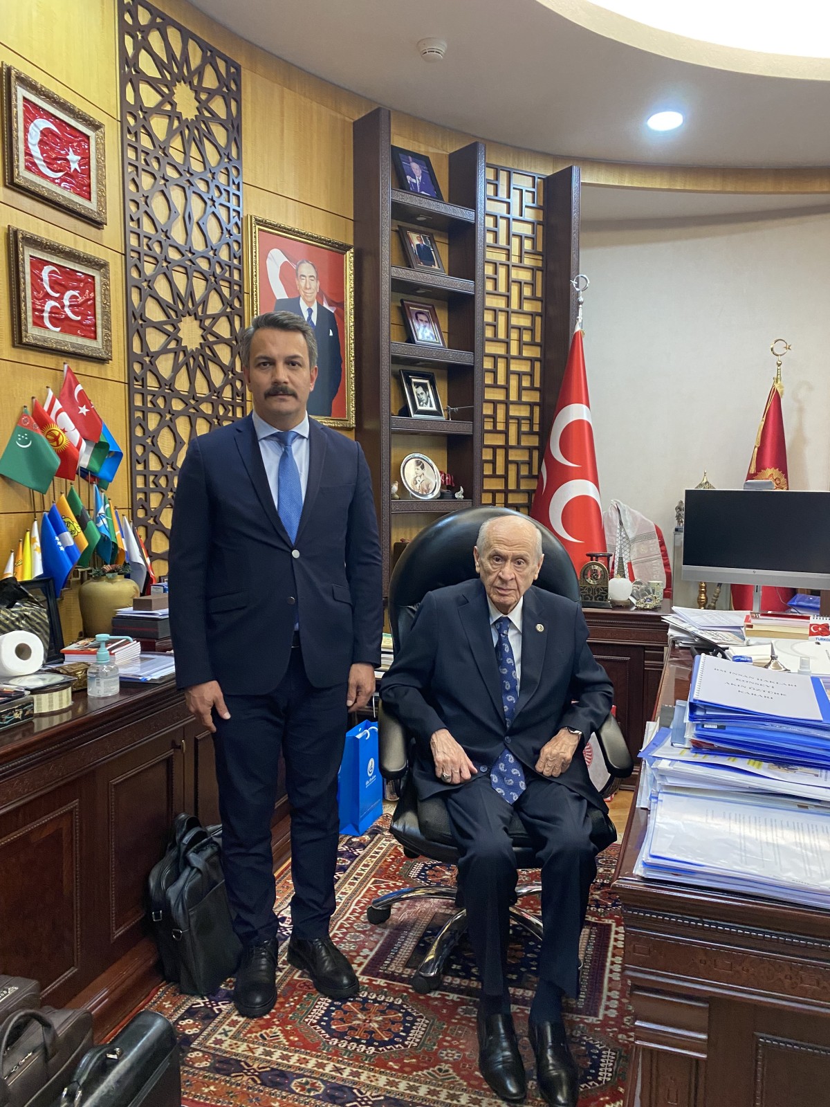 ALKAŞ VE PİLAVCI’DAN DEVLET BAHÇELİYE ZİYARET