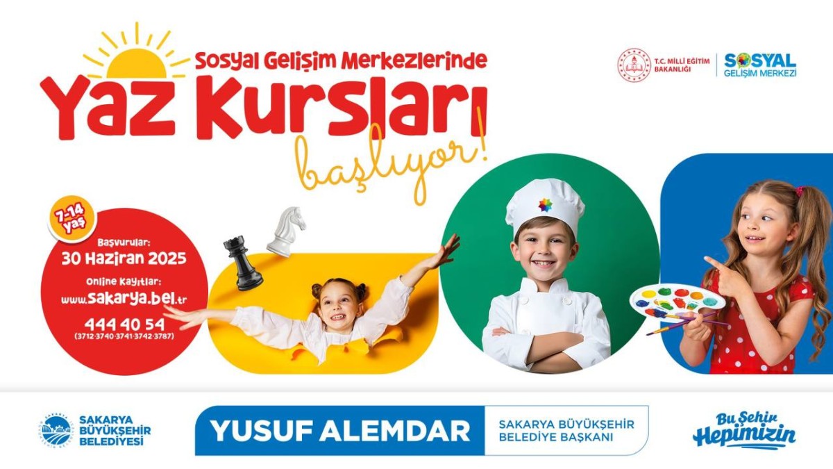 SGM yaz kursları başlıyor