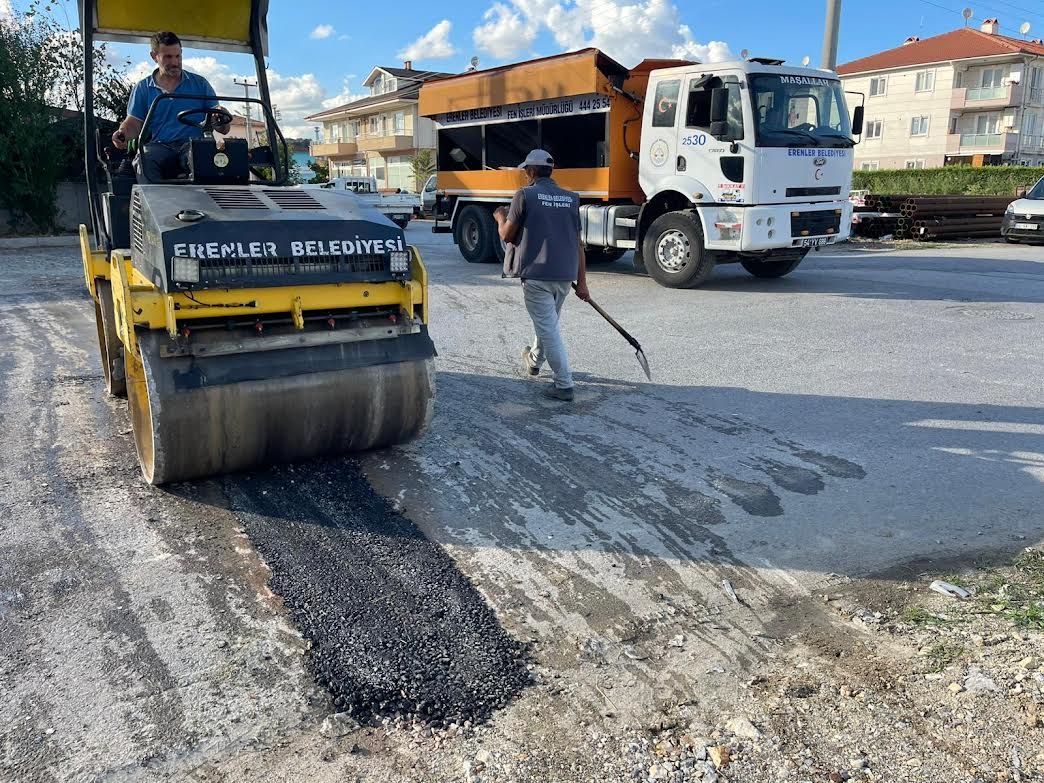 Fiber İnternet Ardından Asfalt Çalışmaları Başladı 