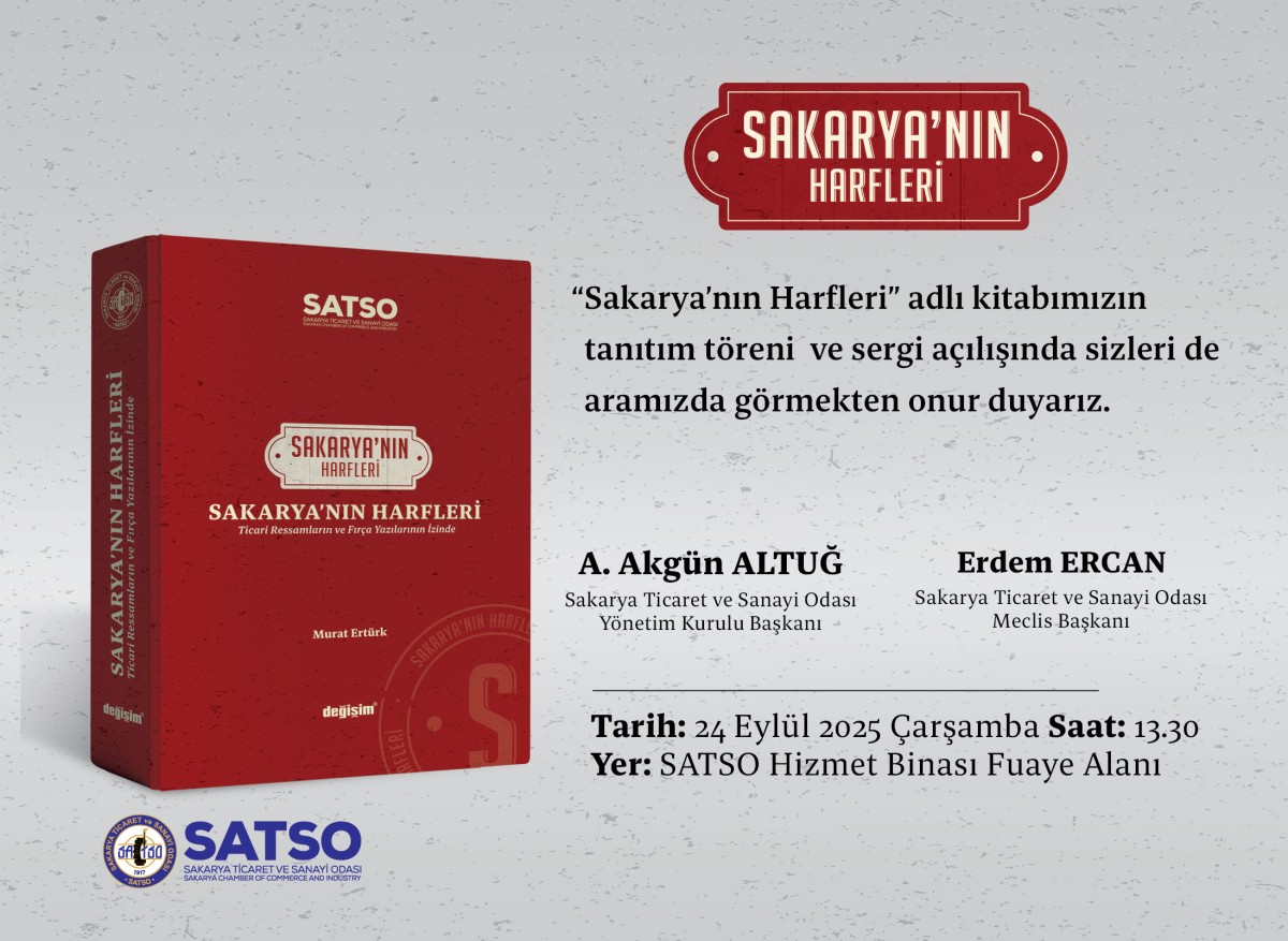 Sakarya'nın Harfleri Törenle Tanıtılacak 