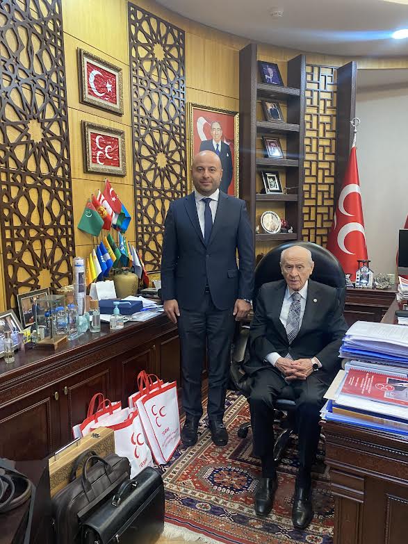 Oğuz Alkaş’tan Genel Başkan Dr. Devlet Bahçeli’ye Ziyaret