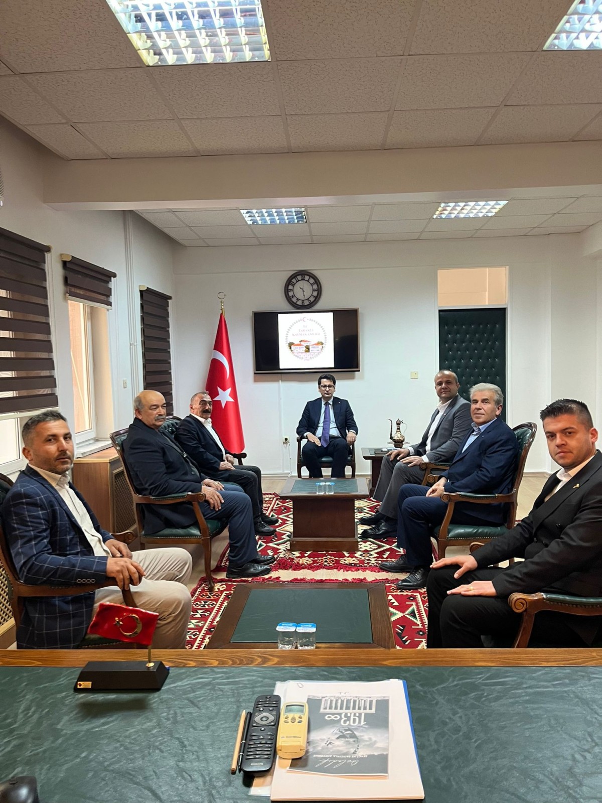 CHP Taraklı İlçe Teşkilatından Kaymakam ve Belediye Başkanına Ziyaret
