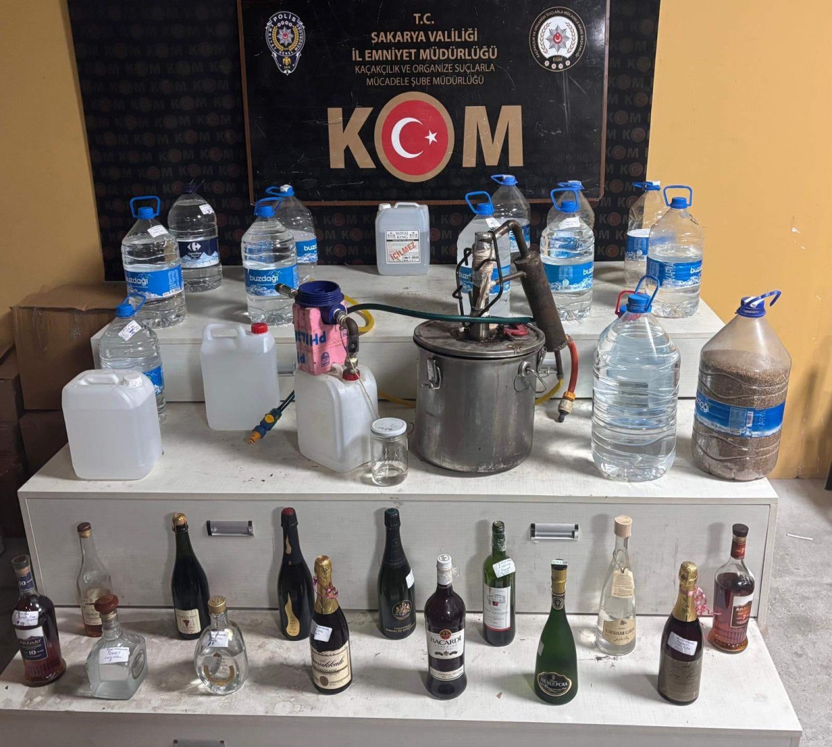 Kaçak Alkol Operasyonu: 1 Gözaltı