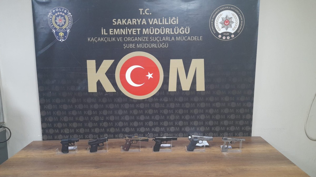 Sakarya’da Silah ve Uyuşturucu Operasyonu