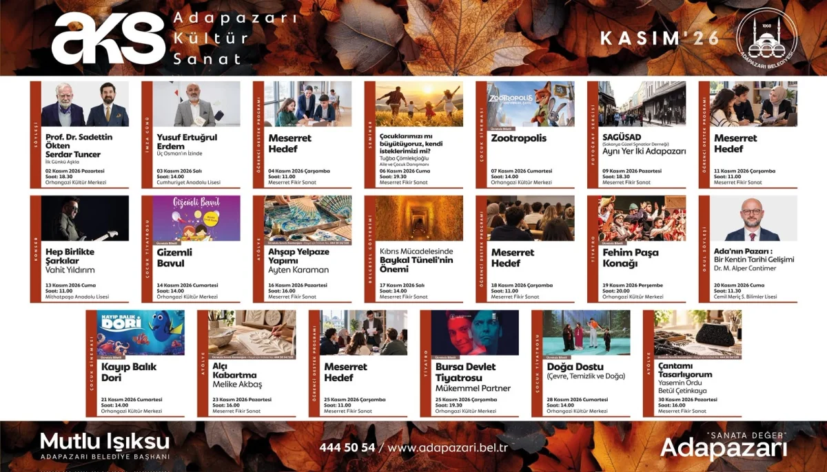Adapazarı Kültür ve Sanatla Başlıyor