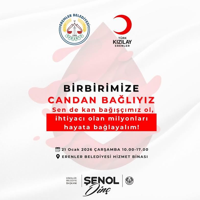 Başkan Şenol Dinç'ten Kan Bağışına Davet 