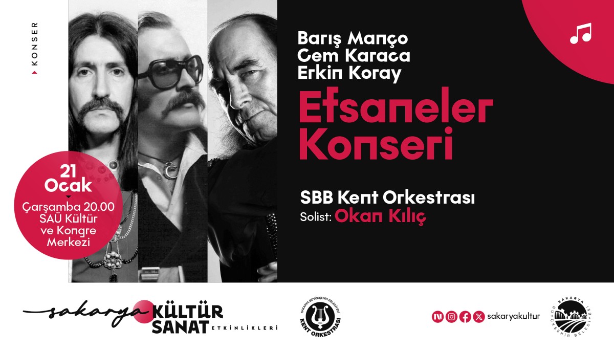 Ocak Kültür Sanat Takvimi ‘Efsaneler Konseri’ İle Devam Edecek