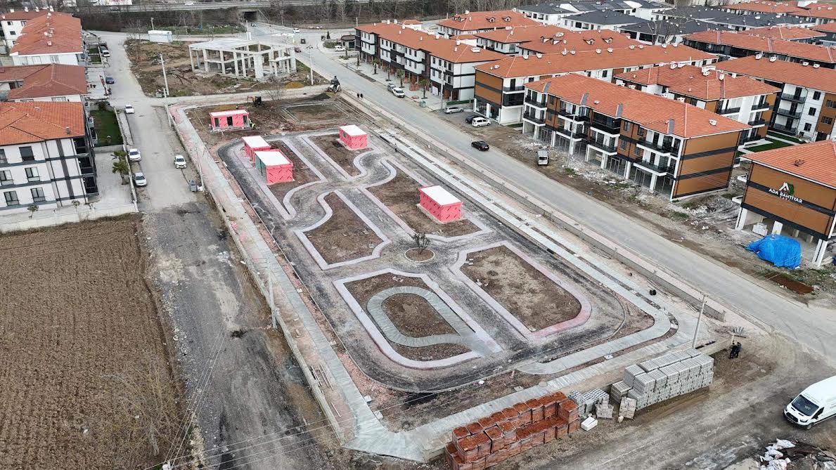 Arifiye Trafik Parkı’nda Çalışmalar Hız Kesmeden Devam Ediyor