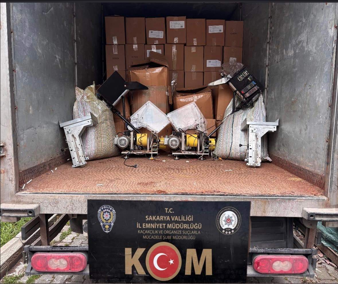 Sakarya’da Kaçak Tütün ve Makaron Operasyonu