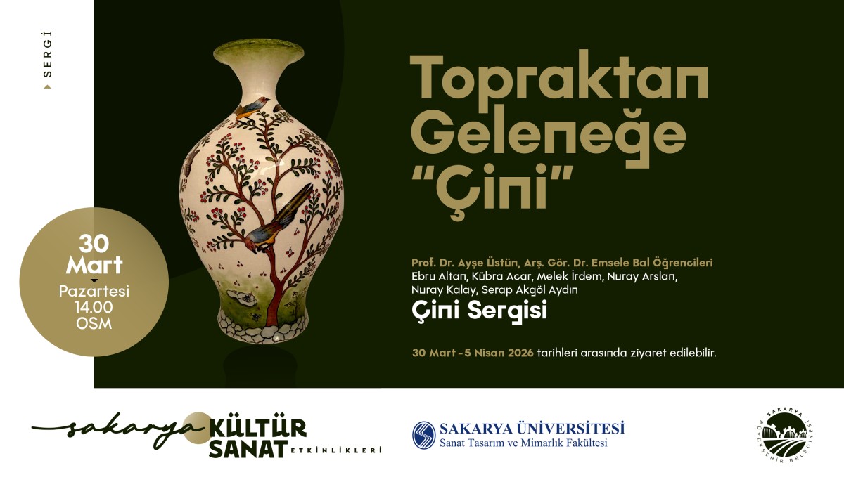 “Topraktan Geleneğe Çini” sergisi OSM’de sanatseverlerle buluşacak