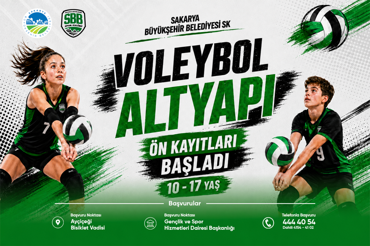 Büyükşehir Voleybol altyapısında yeni dönem kayıtları başladı