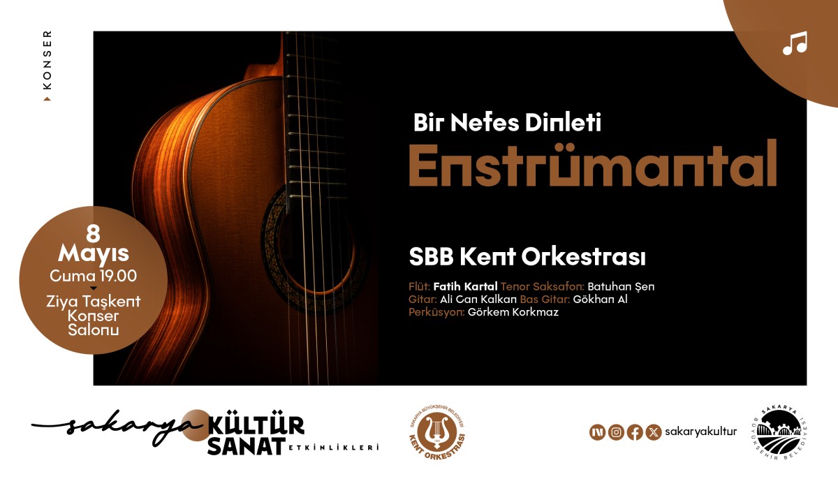 “Bir Nefes Dinleti” Ziya Taşkent’te müzikseverlerle buluşacak